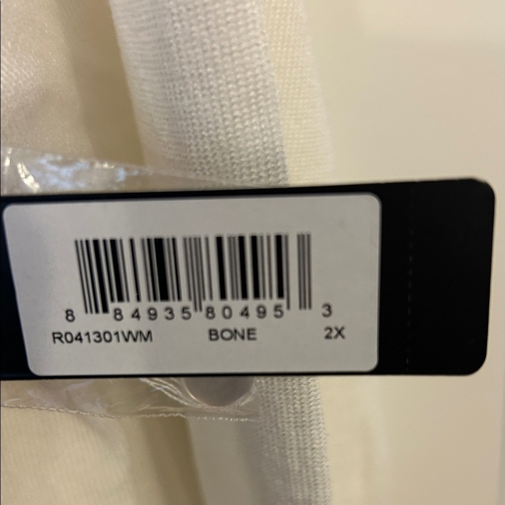 Lightweight White Button-Front Cardigan - Picture 6 of 6